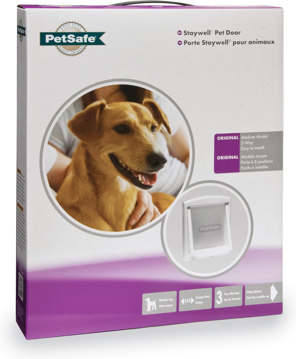 PETSAFE Dog Hatch Medium White Transparent
