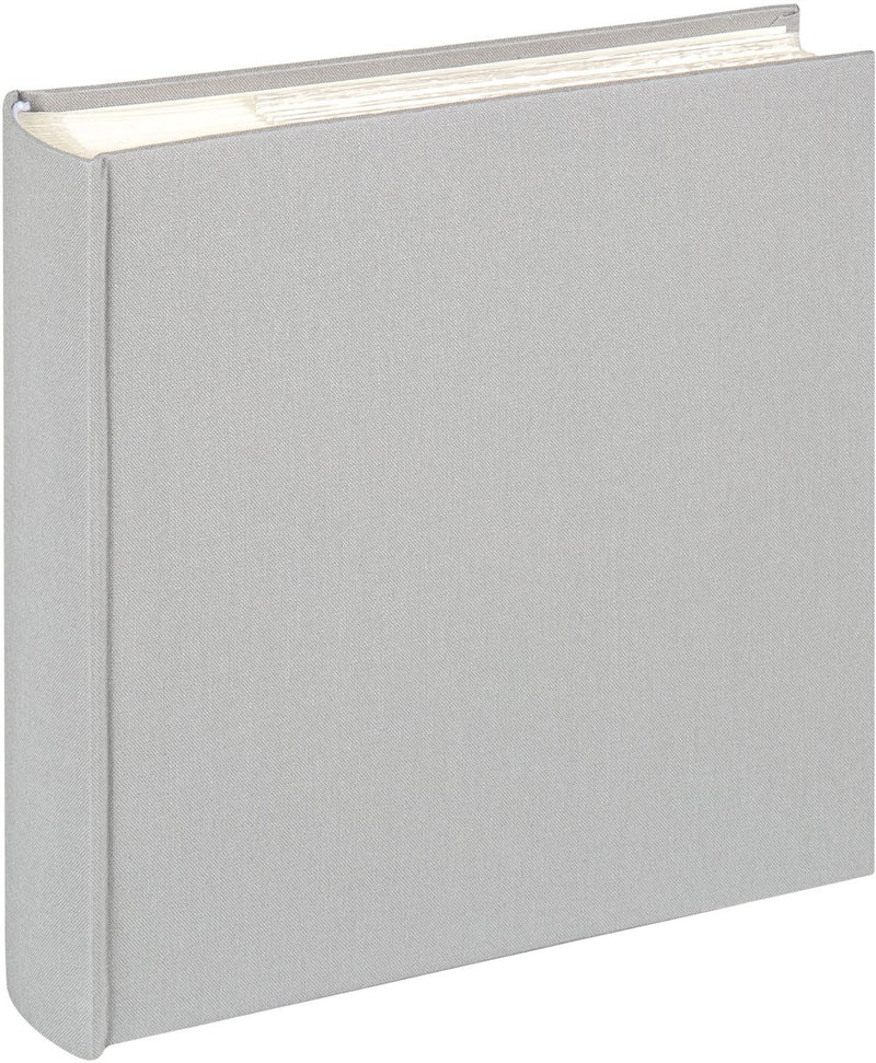 Walther me-510-d tela - álbum de notas - tamaño 23 x 22 cm - 200 fotos 10 x 15 cm - gris