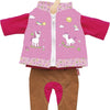 Ajuste de muñecas Riding Horse - Unicornio, 28-35 cm