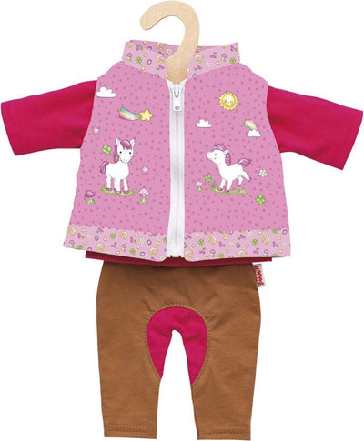 Attrezzatura da bambole a cavallo - Unicorno, 28-35 cm