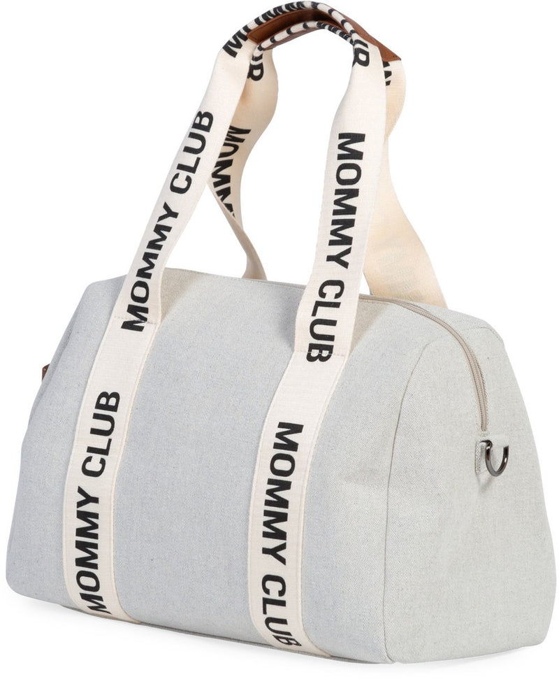 Borsa per asilo nido Childhome Mommy Club - borsa per pannolini - tela - ecru - 38 x 21 x 27 cm - 22 l