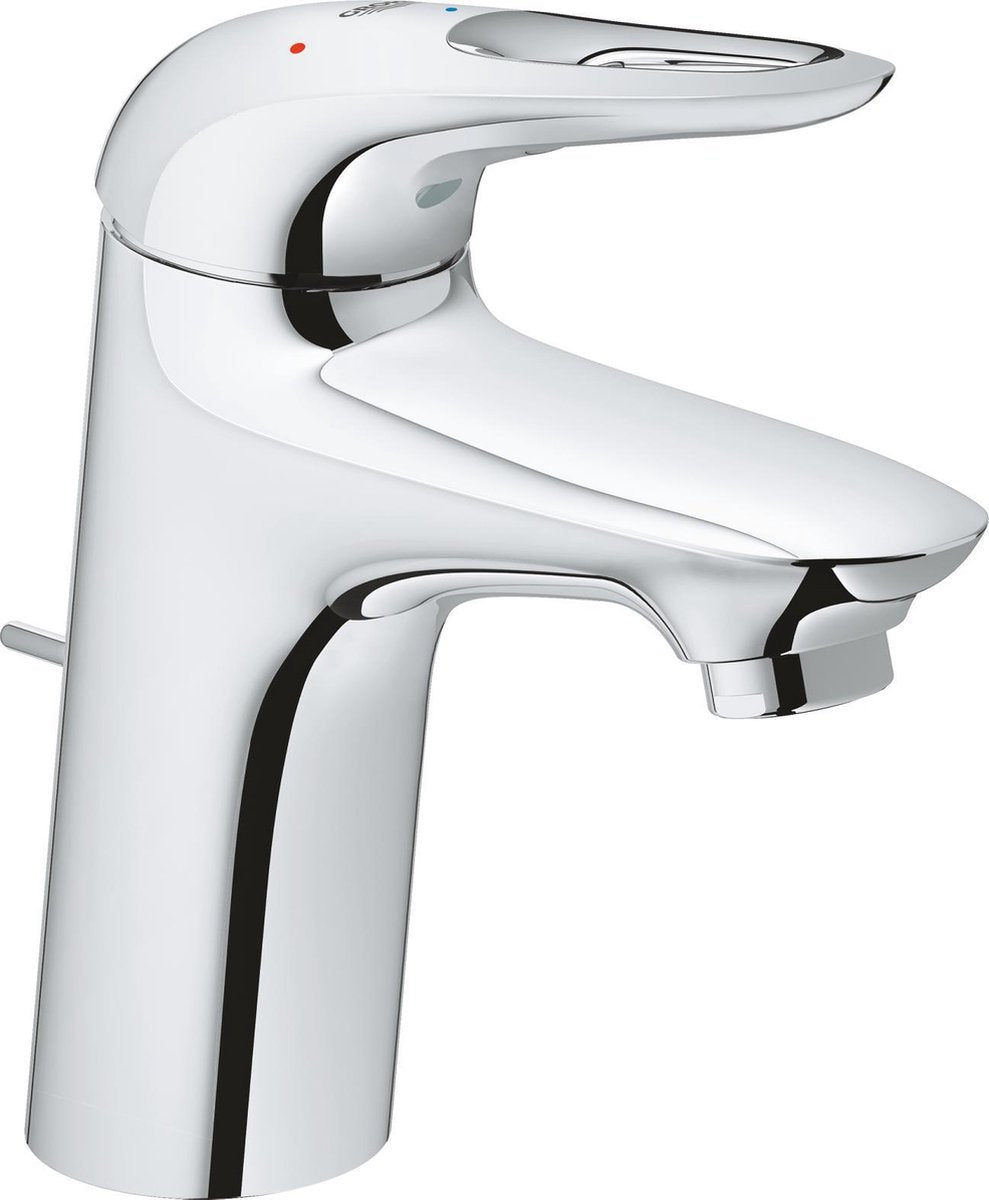Grohe eurostyle new wastafelkraan - medium uitloop - met trek-waste - waterbesparend