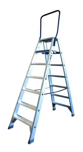 ASC escalera doble dt-7 con soporte