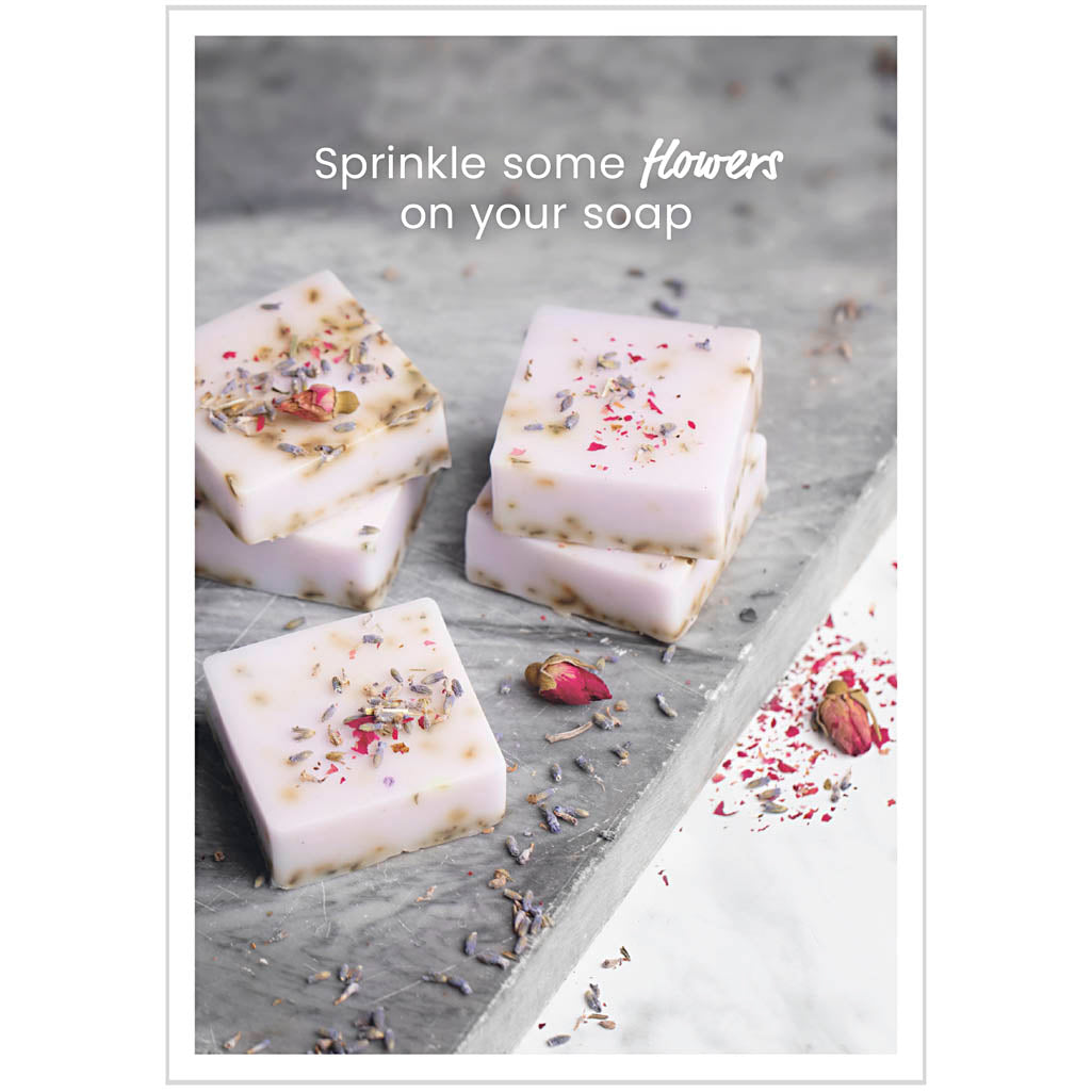 Creativ company postcard, soap making, A5, 1 piece