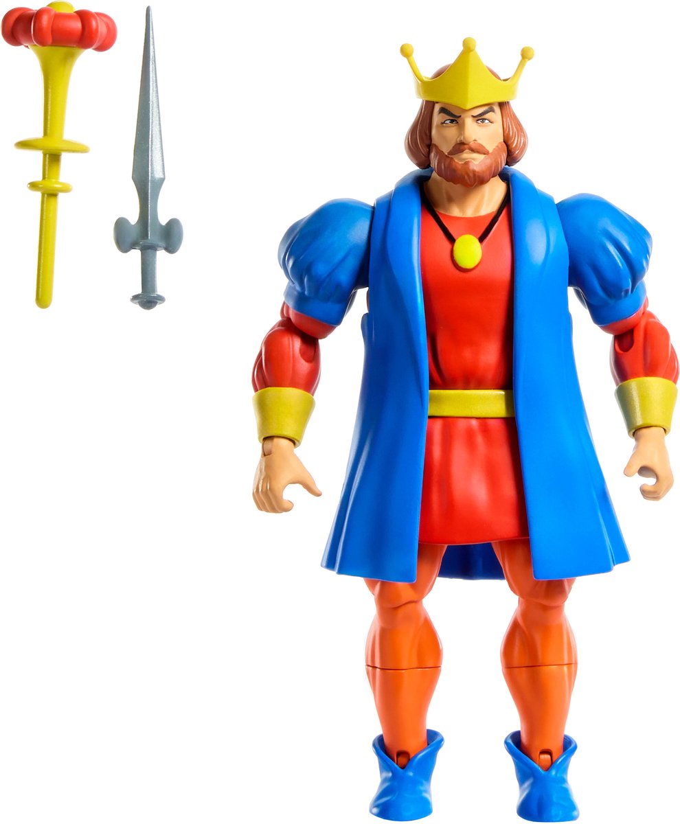 Mattel masters of the universe origins action figure cartoon collection: king randor 14 cm action figuur