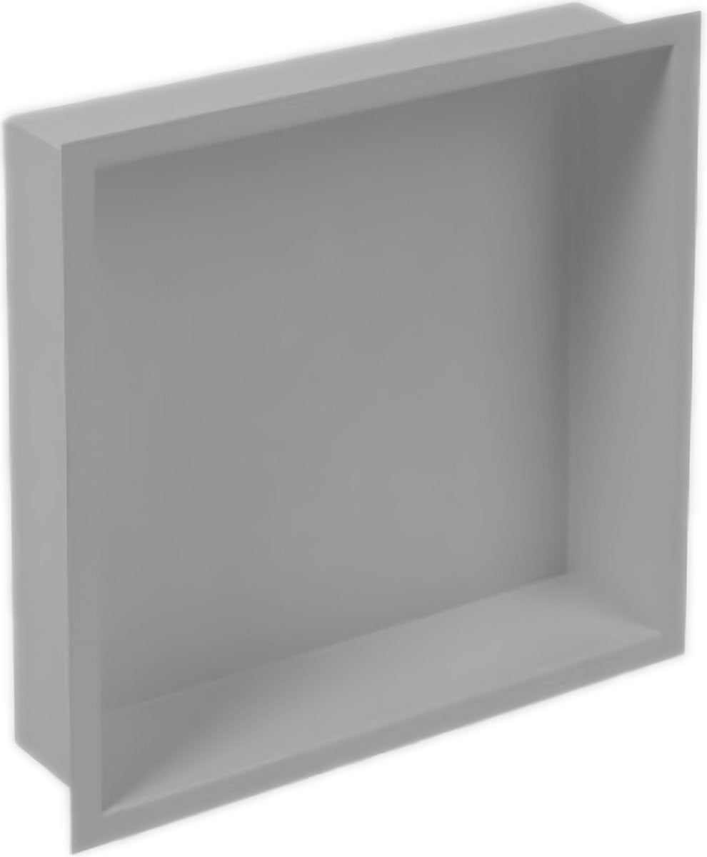 Plieger inbox inbouwnis met flens 30x30x7.5cm waterproof rvs