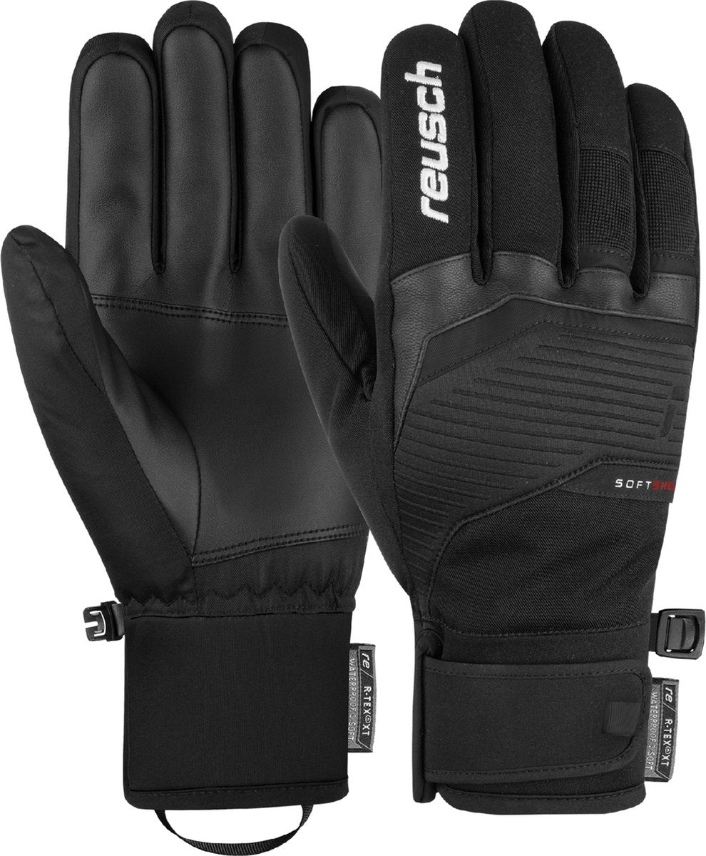 Reusch venom r-tex® xt unisex wintersporthandschoenen - zwart - wit
