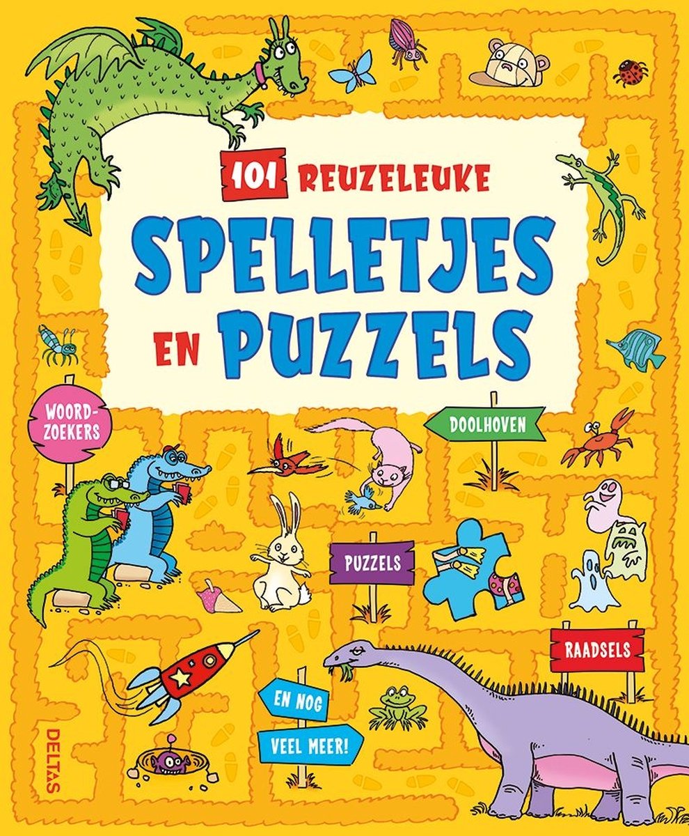 Deltas 101 reuzeleuke spelletjes en puzzels