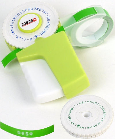 Desq ® letterpress with 78 different characters | emoticons | incl. 3m tape | uppercase and lowercase letters