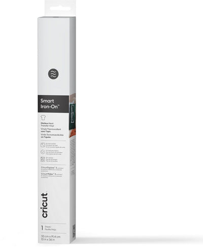 Termoadesivo Cricut smart 33x91 cm – bianco (1 foglio)