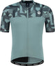 Rogelli essential graphic fietsshirt - korte mouwen - heren - grijs - maat s