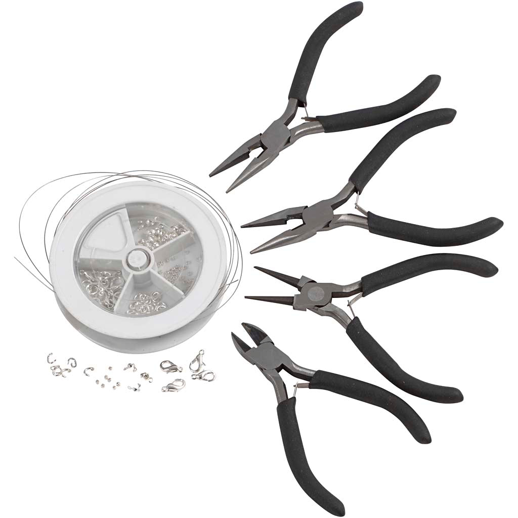 Kit per la creazione di gioielli Creative Company, placcato in argento, 1 set