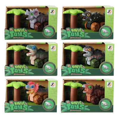 Baby dinosauro da 12 cm con palma