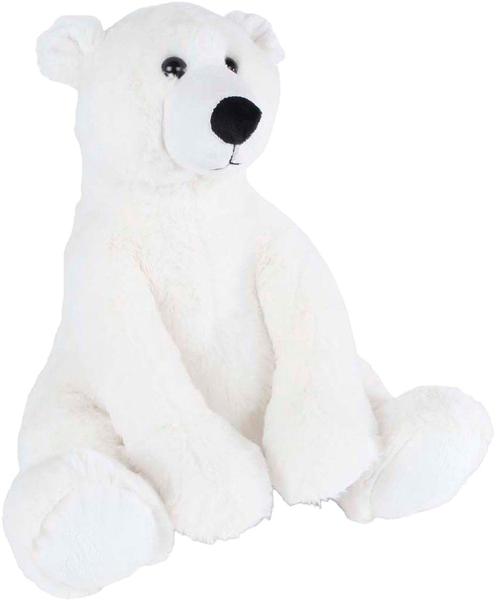 Llévame a casa abrazo de lujoso oso polar sentado, 33 cm