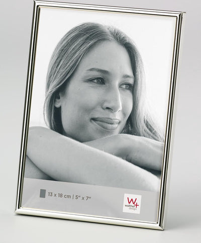 Walther design chloe - marco de fotos - tamaño de la foto 9 x 13 cm - plateado