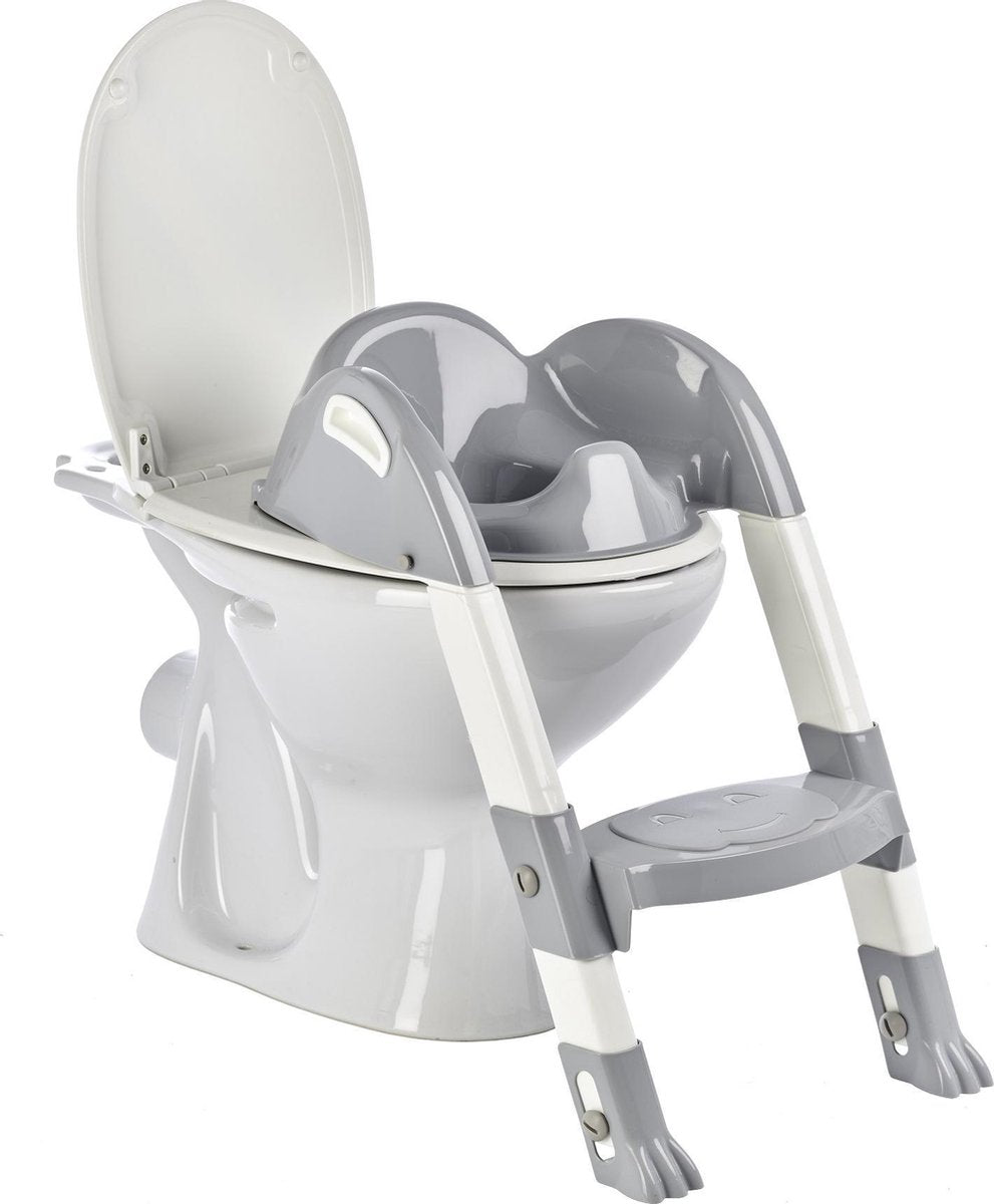 Konges sløjd riduttore WC thermobaby con gradini kiddyloo grigio