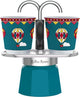 Bialetti mini express winter wonderland 2 kops – espressomaker – inclusief 2 espressokopjes – limited edition