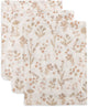 Jollein Salvietta idrofila per bambini 15x20 cm - Salvietta per bambini - Fiorita - 3 pezzi