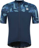 Rogelli essential graphic fietsshirt - korte mouwen - heren - blauw - maat s
