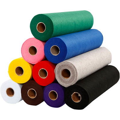 Feltro hobby Creative Company, l: 45 cm, spessore 1,5-2 mm, 180-200 gr, 10x5 m 1 scatola