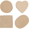 Cajas de empresa Creativ, h: 5-7,5 cm, d 10-18 cm, 72 piezas 1 caja