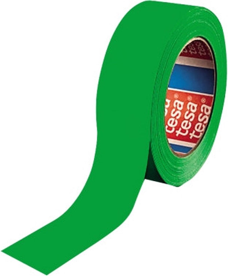 Tesa 04671-00052-10 banda de cinta textil 4671 verde neón (largo x ancho) 25 m x 19 mm 1 pieza(s)