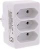 Enchufe de distribución Q-link - 3 vías - dominó - euro - blanco