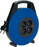 Carrete de cable Brennerstuhl vario line - 4 vías - negro azul - 5m