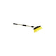 Washing brush with telescopic handle 95-160 cm yellow
