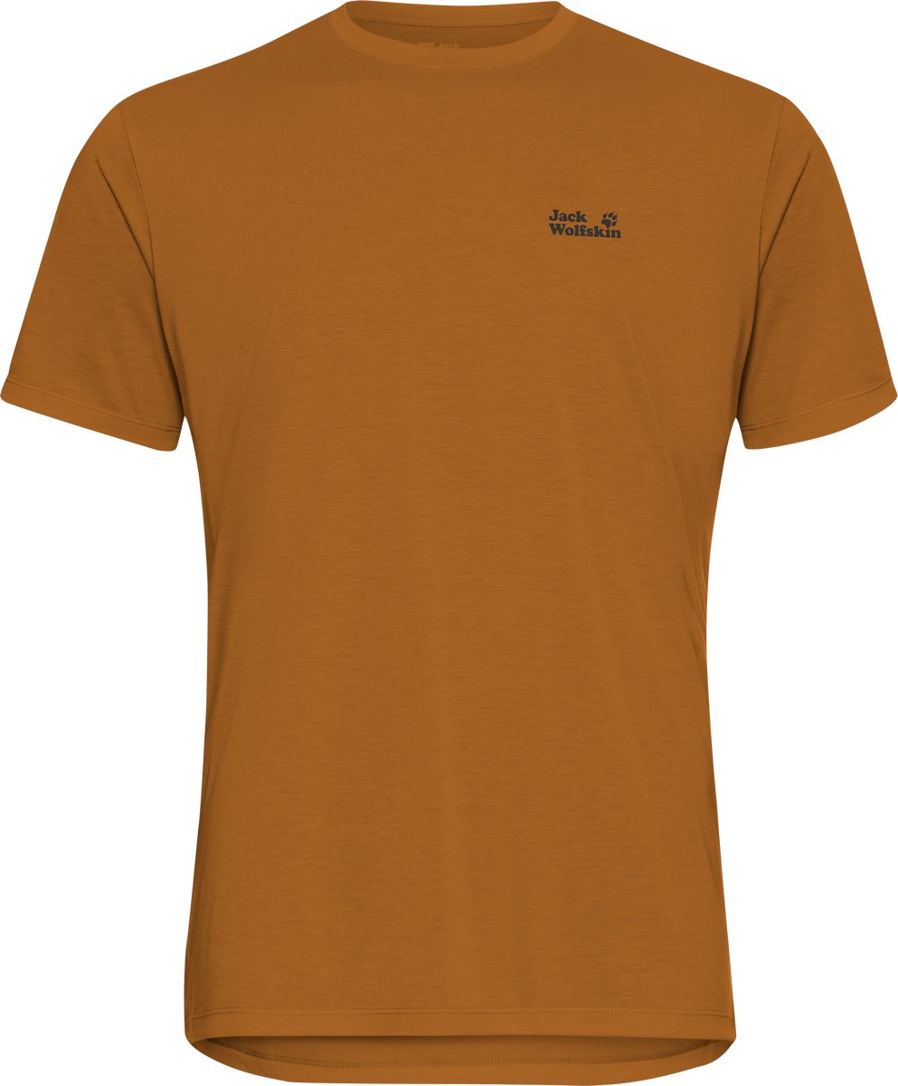 Jack wolfskin vonnan graphic t m camicia da esterno da uomo - foglie autunnali