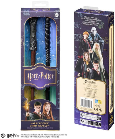 Collezione Noble Harry Potter confezione doppia gioco di ruolo bacchetta magica bacchette magiche Harry Potter Ginny Weasley Ginny Weasley replica da 30 cm: in scala ridotta