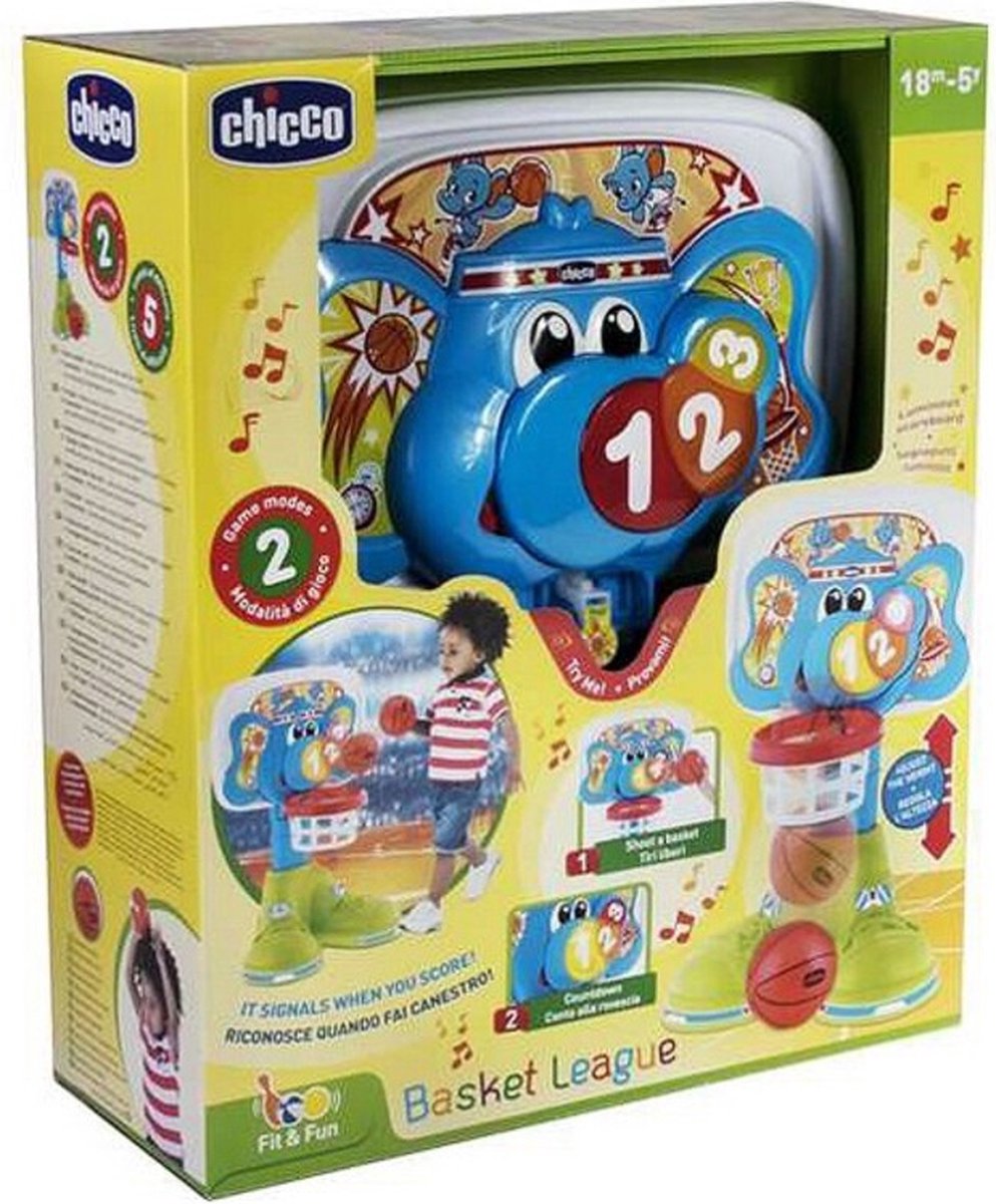 Chicco basketbalspel basket league junior 58 cm 2 delig