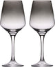 Set bicchieri da vino Alpina 4 pezzi - bicchiere da vino affumicato - 360 ml per bicchiere - adatto per vino rosso e bianco