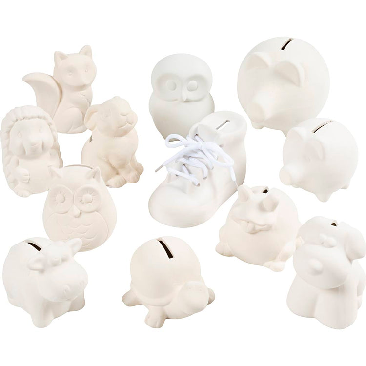 Huchas Creativ Company, blancas, 106 piezas, 1 caja