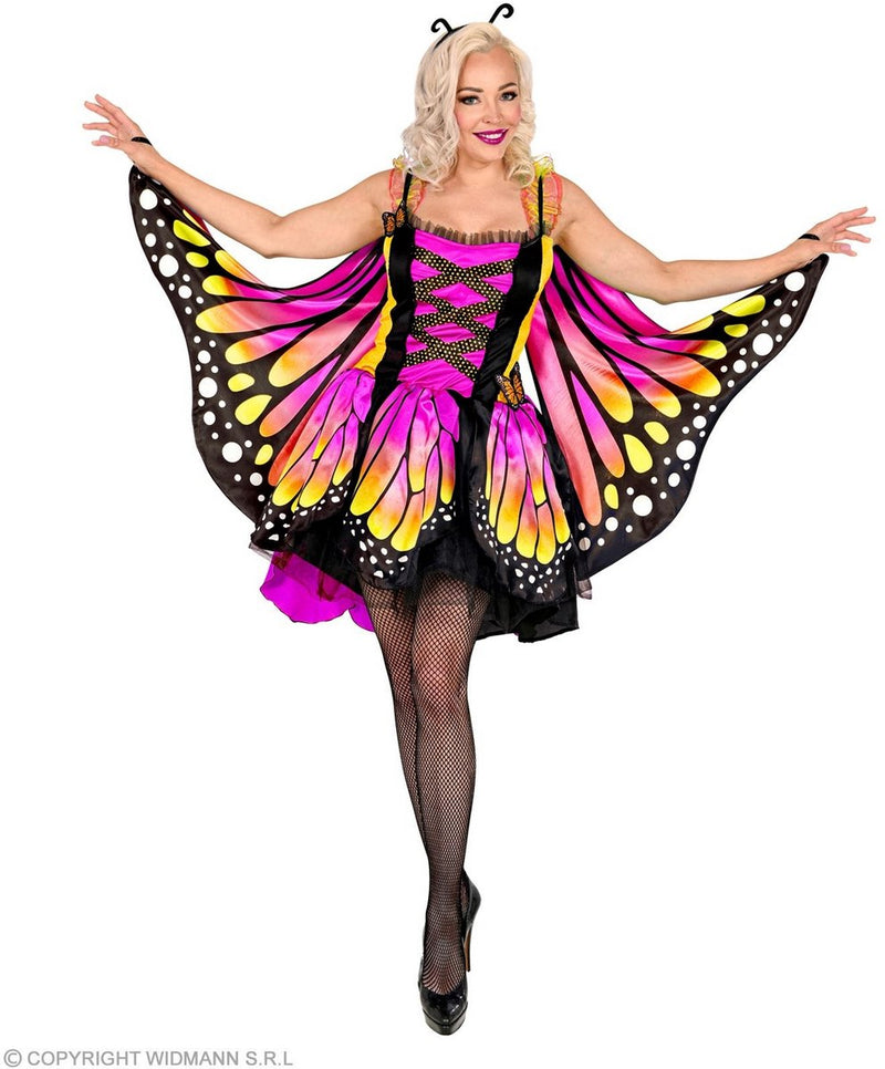 Costume da farfalla Widmann viola oro