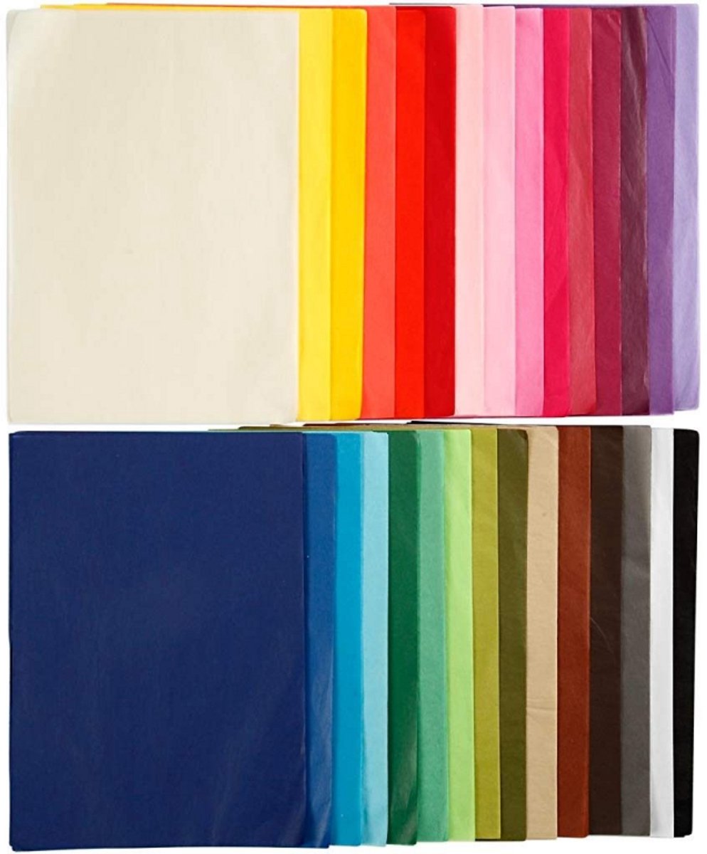 Tissue paper A4 colored, 300st.