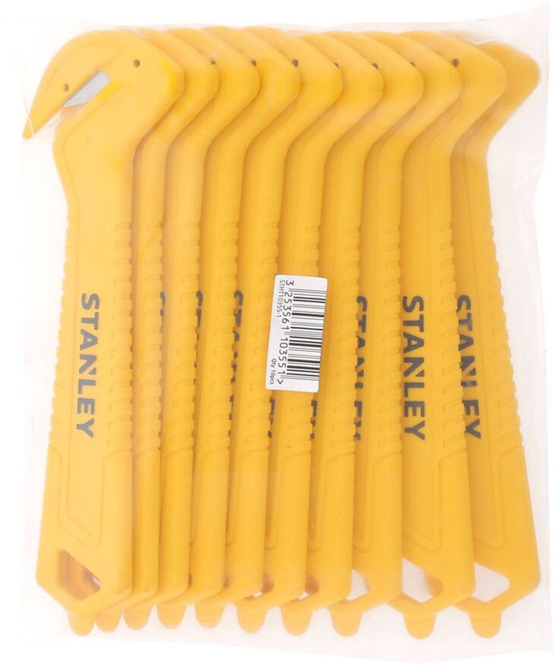Cortador de láminas de herramientas manuales Stanley (10 piezas) - stht10355-1