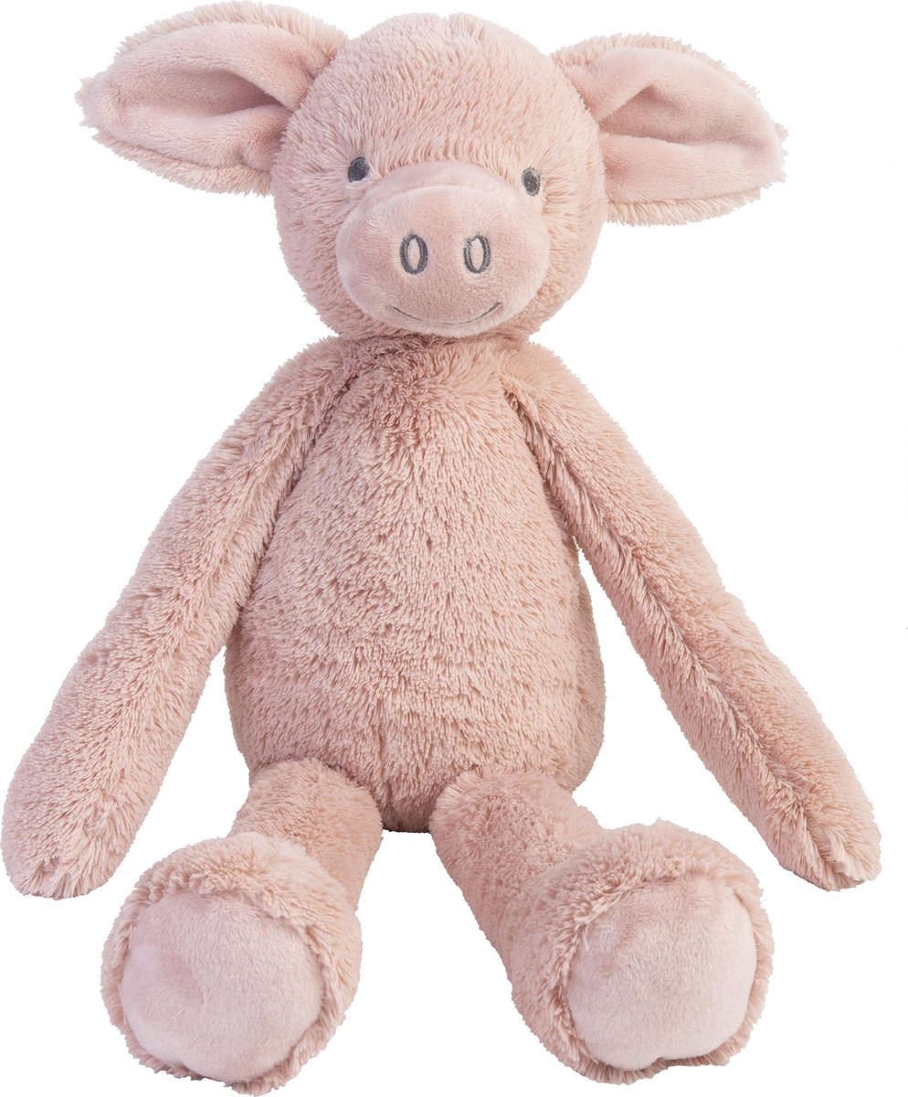 Happy horse varken perry knuffel 48cm - roze - baby knuffel