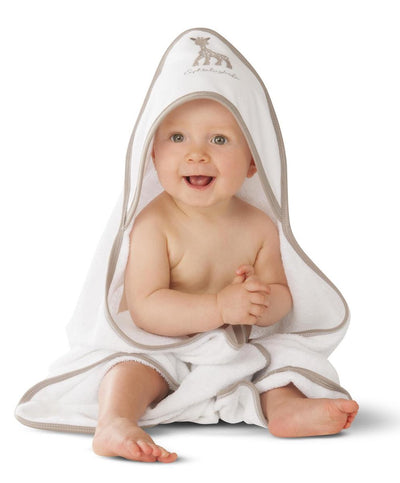 Capa de baño Sophie la jirafa bebé - poncho de baño - regalo maternidad - regalo baby shower - 75 x 75 cm - a partir de 0 meses