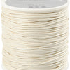 Creativ Company Cordón de algodón Blanco hueso Grosor 1 mm, 40m