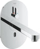 Grohe eurosmart cosmopolitan e finitura parte v rubinetto a parete con bocca 17cm con miscelatore con trasformatore 230v cromo