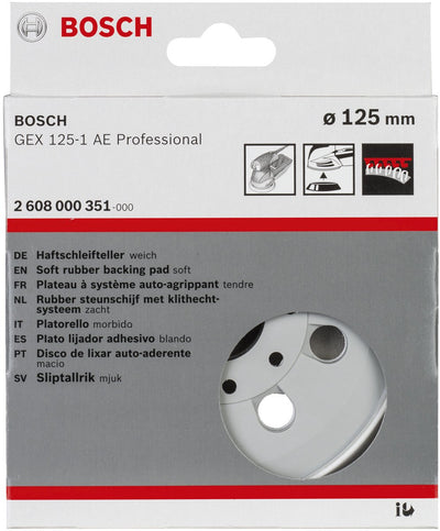 Bosch - sanding plate extra-soft, 125 mm