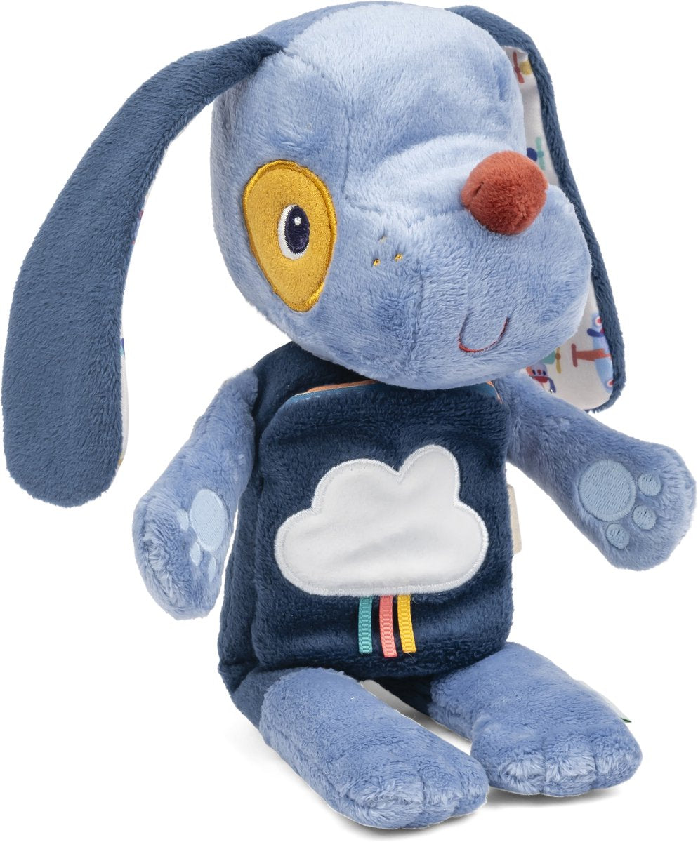 Lilliputiens - Glow-in-the-dark - libro in peluche e tessuto - Jules il cane