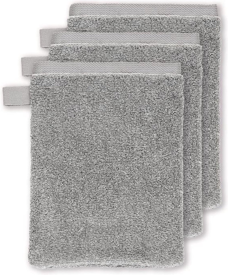 Set da 3 salviette Vtwonen groove - antracite - 16 x 22 cm set da 3