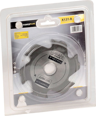 Hoja de sierra circular Powerplus powx131a - ø 100x22mm - 6 dientes - hasta 22 mm de profundidad - madera blanda y duramen - adecuada para cortadora de listones powx131