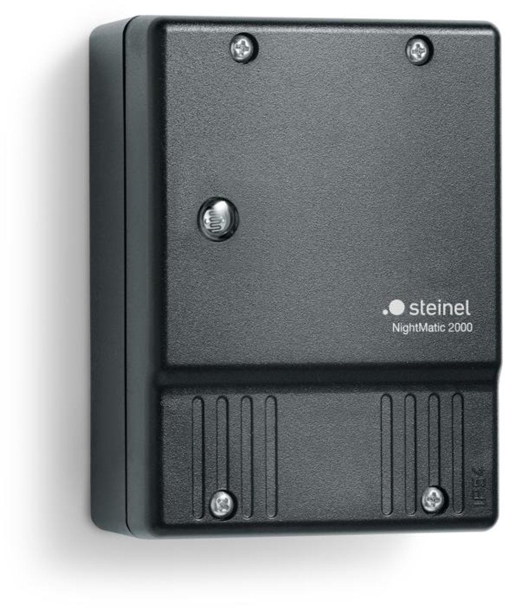 Interruttore crepuscolare da parete Steinel nightmatic 2000 nero - 3900150