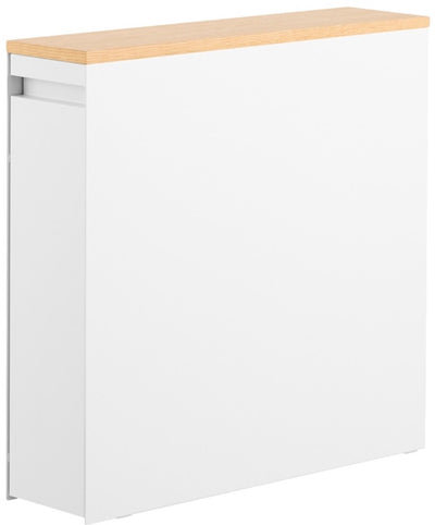 Estante de almacenamiento para baño Yamazaki - torre - blanco