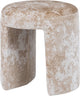 Taburete Woood Charlie tapizado - tejido - beige - 47x45x45