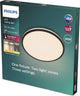 Lampada da soffitto Philips LED Philips Ozziet - rotonda - nera - 36w 27k