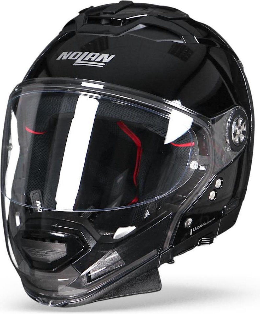 Nolan n70-2 gt classic 3 metal zwart integraalhelm - motorhelm - maat xl